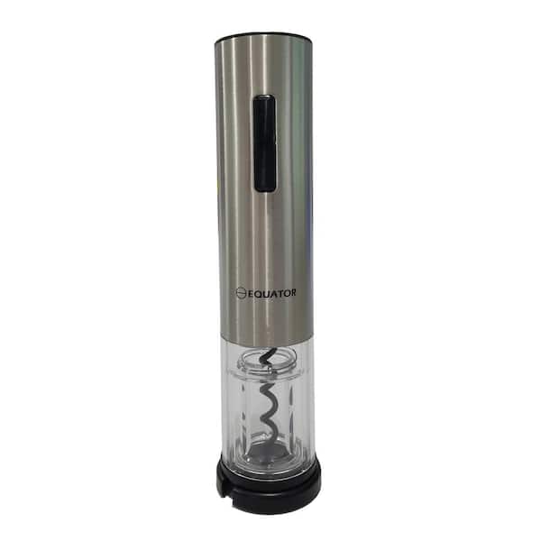 Electric Cordless Wine Opener w/Charging Base, LED Light plus Foil Cutter