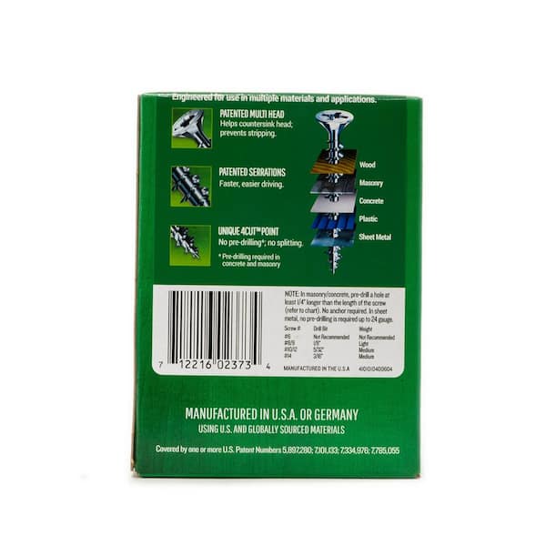 SPAX #8 x 2-1/2 in. Interior Flat Head Wood Screws Construction