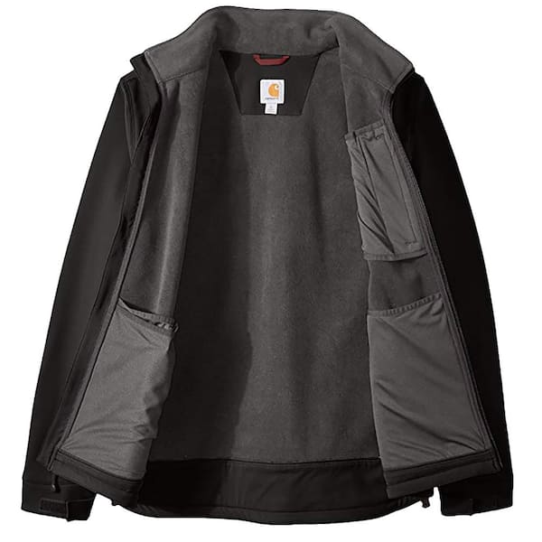 Carhartt Jackets: Crowley Men's 102199 001 Black Full Zip Jacket