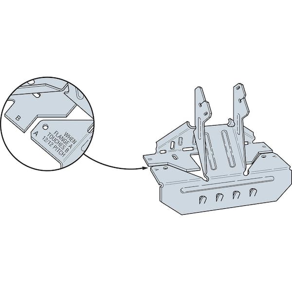 Simpson Strong-Tie VPA Galvanized Variable Pitch Connector for 1-1