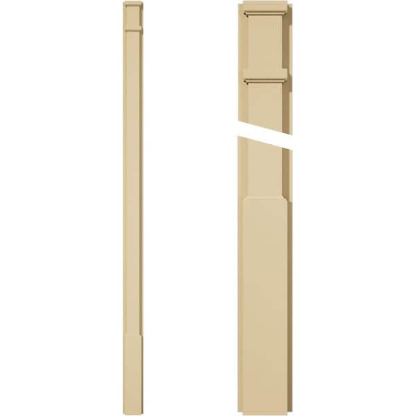 Ekena Millwork 2 in. D x 4 in. W x 82 in. L Primed Polyurethane Pilaster 1-Pack