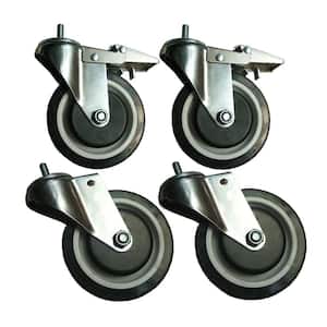 4-Pack Industrial Caster (5 in.)