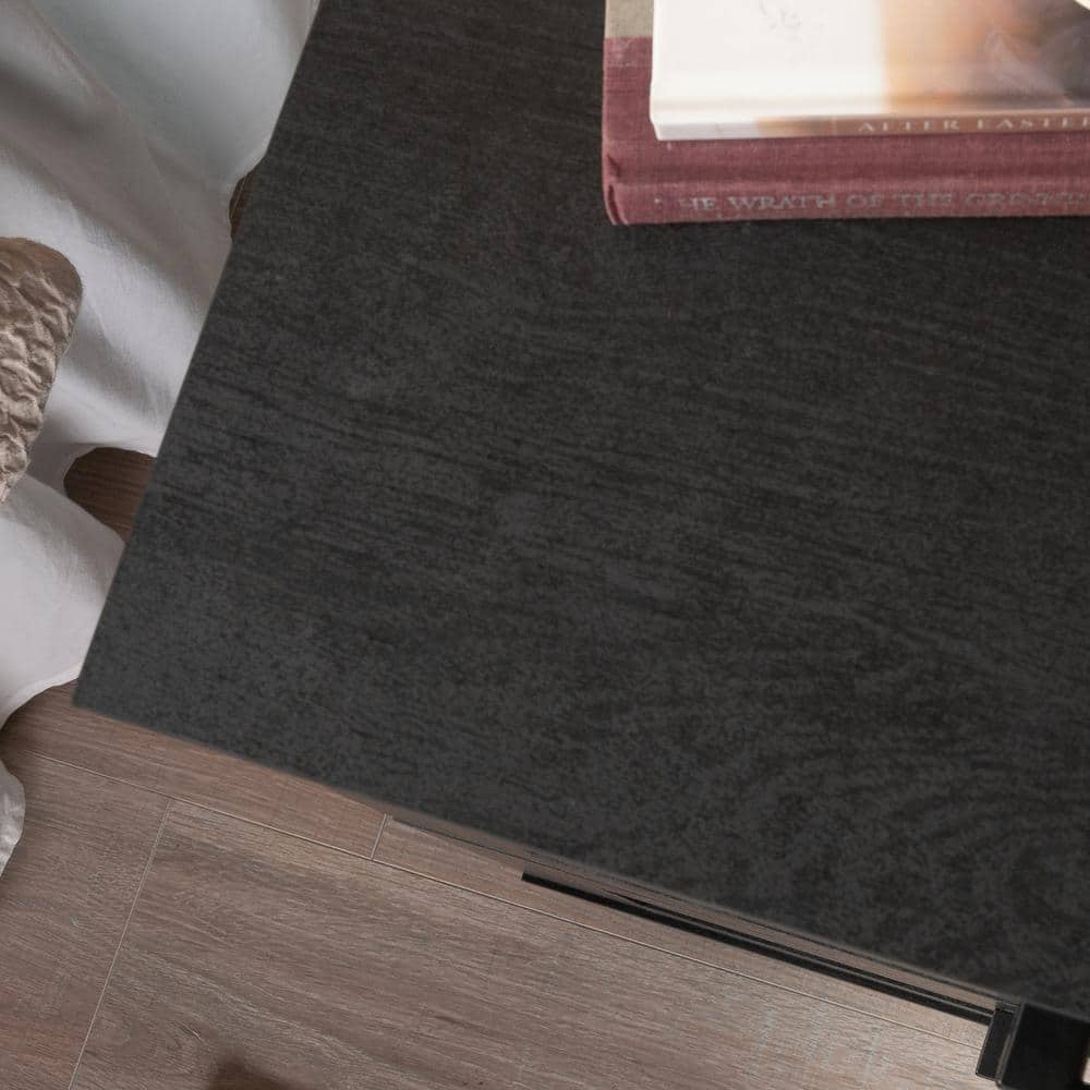 Raven Oak 2-Drawer Rattan Nightstand