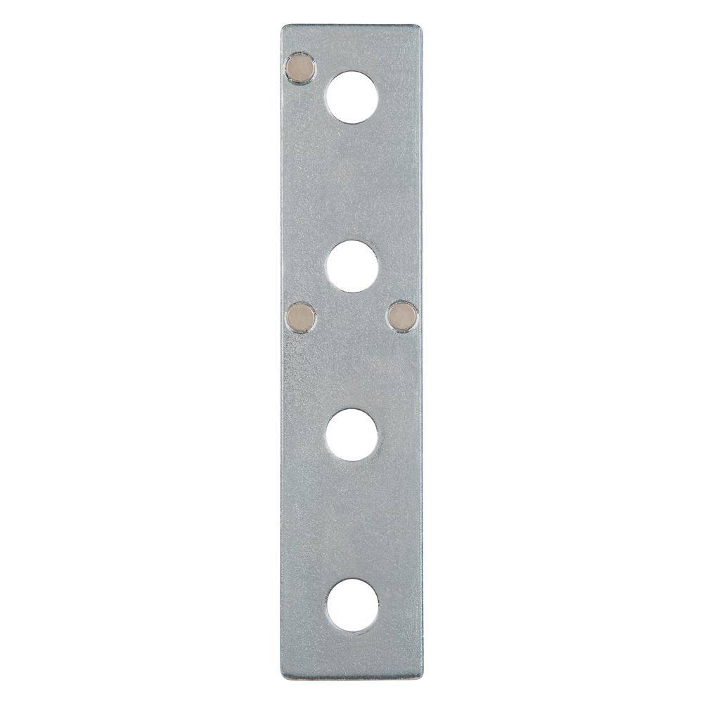 SuperMag 4-Hole Flat Straight Bracket with Magnets - Strut Fitting ...