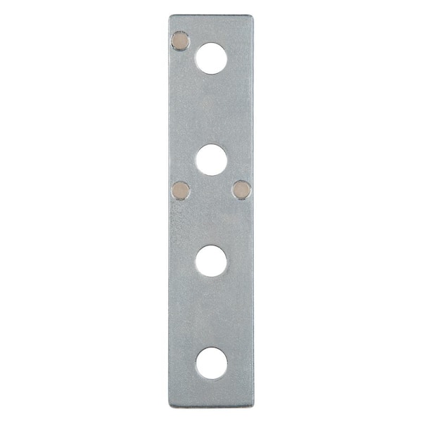 Supermag 4-hole Flat Straight Bracket With Magnets - Strut Fitting 