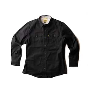 Garland Men's Size 2X-Large Black Cotton/Spandex Work Shirt