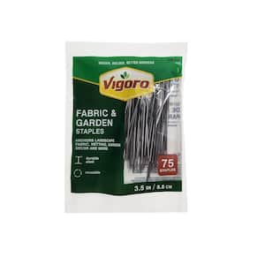 3.5 in. Weed Barrier Landscape Fabric Garden Staples (75-Pack)
