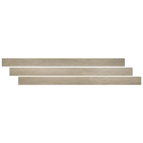 Harlow Fog 0.75 In. T X 2.75 In. W X 94 In. L Luxury Vinyl Flush Stairnose Eased-Edge