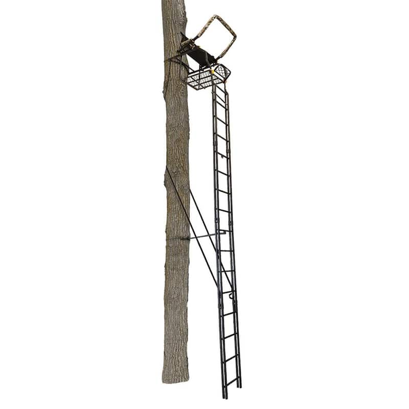 20 ft. The Skybox Deluxe 1-Person Deer Hunting Ladder Tree Stand