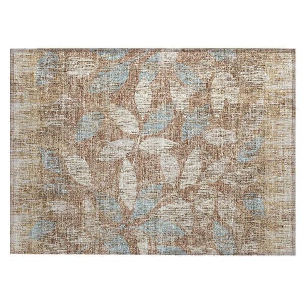 Chantille Machine Washable Indoor/Outdoor Abstract ACN3162 Rust 2 ft. x 3 ft. Accent Rug