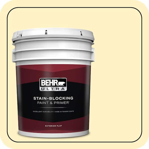 BEHR ULTRA 5 gal. #P310-2 Natural Light Flat Exterior Paint & Primer
