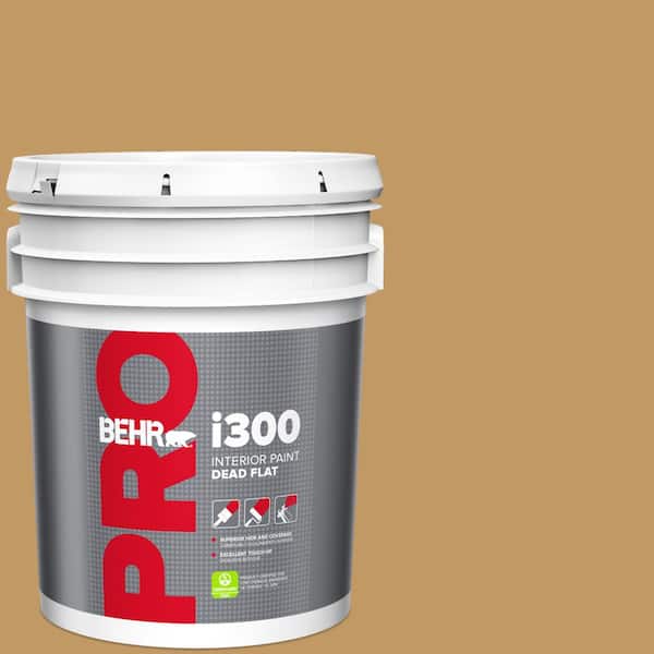 BEHR PRO 5 gal. #310F-5 Donegal Tweed Dead Flat Interior Paint