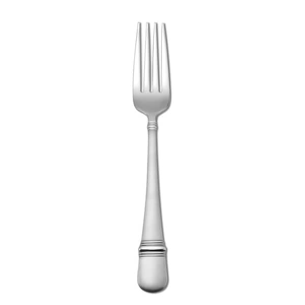Oneida Satin Astragal Table Forks, European Size 18/10 Stainless Steel (Set of 12)