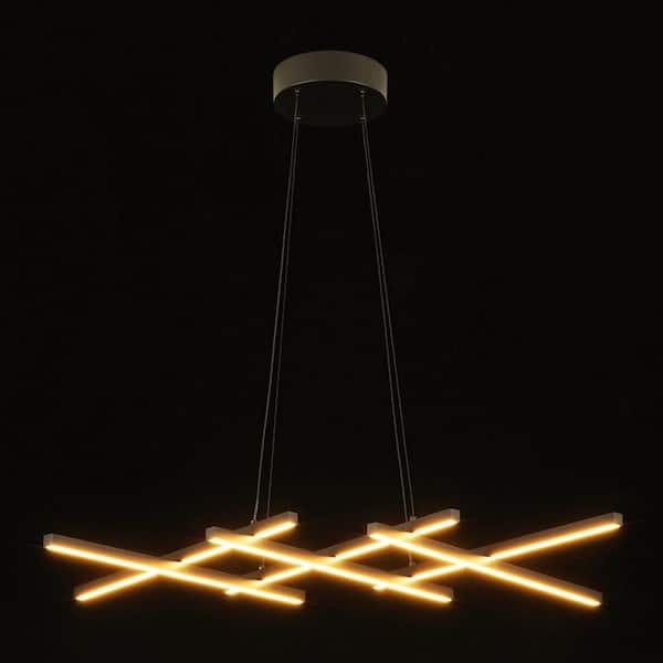 Rennnsan Rael 45-Watt 1-Light 41.3 in. Sand Black Contemporary