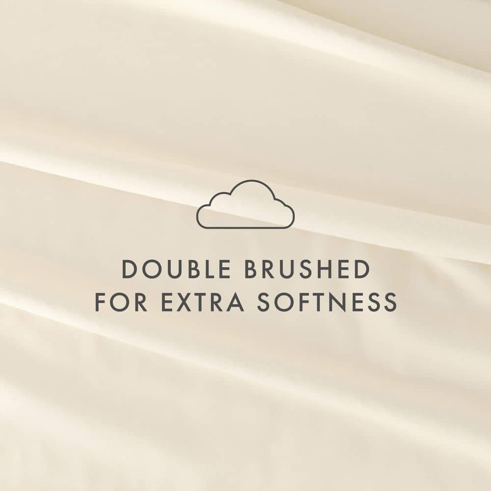 Ivory Twin XL Ultra Soft Microfiber Sheet Set