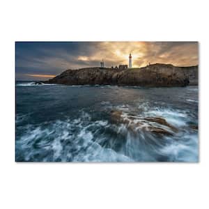 The Lighthouse by Mathieu Rivrin Hidden Frame Nature Wall Art 12 in. x 19 in.