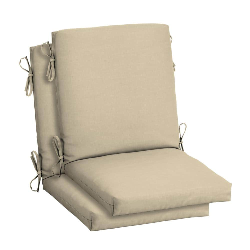 ARDEN SELECTIONS 18 in. x 16.5 in. Mid Back Outdoor Dining Chair