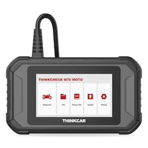 5" in. Motorcycle Full System OBD2 Scanner Diagnostic Tool - THINKCHECK MOTO