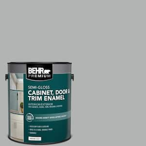 1 gal. #PPU26-08 Silverstone Semi-Gloss Enamel Interior/Exterior Cabinet, Door & Trim Paint