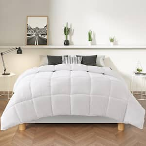 White Duvet Insert Polyester Comforter King with Corner Tabs and Ultra Soft Fiber Material