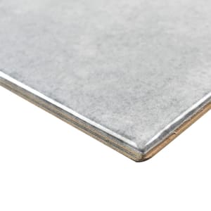 Olaria Warm Gray 6 in. x 6 in. Glossy Ceramic Wall Tile (12.8091 sq. ft./Case)