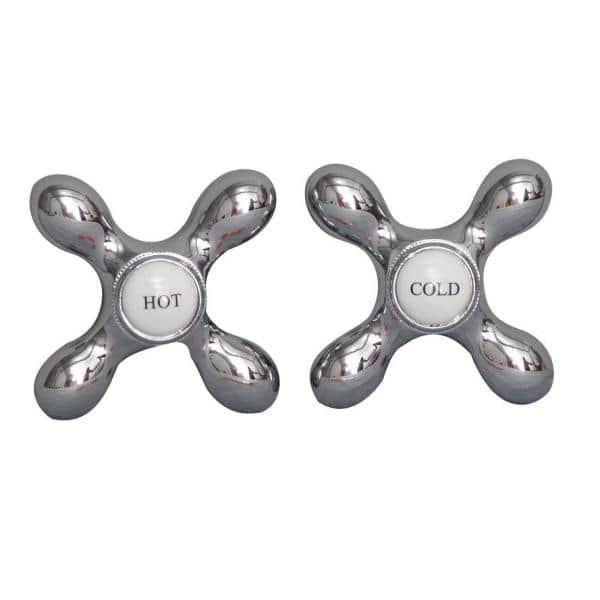 Modern Polished Nickel Wall-Mounted Faucet with Handshower