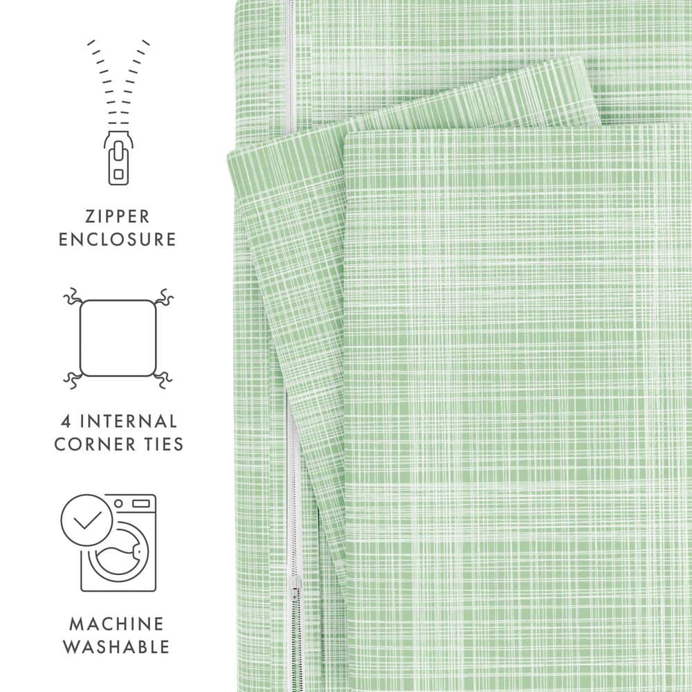 Forest Green Microfiber King/California King Bedspread Cover Set