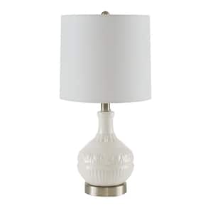 Gypsy 20.5 in. White Table Lamp