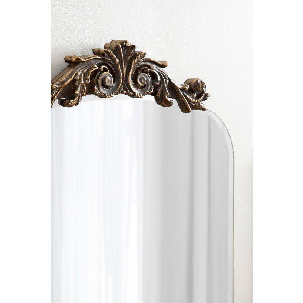 Arendahl Antique Gold Arch 20"x30" Frameless Vanity Mirror