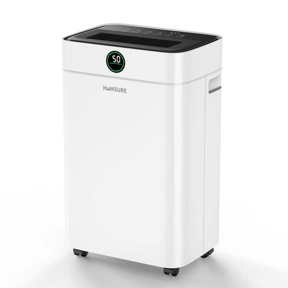 34 pt. 2,500 sq. ft. Dehumidifier in. White with Drain Hose and Bucket, Auto Defrost, Low Noise, Dehumidify Efficiently price history on PriceWatchPro