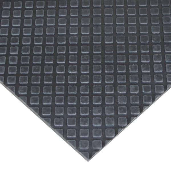 Maxx-Tuff 1/2 in. x 48 in. x 72 in. Black Heavy Duty Rubber Floor Protection Mat