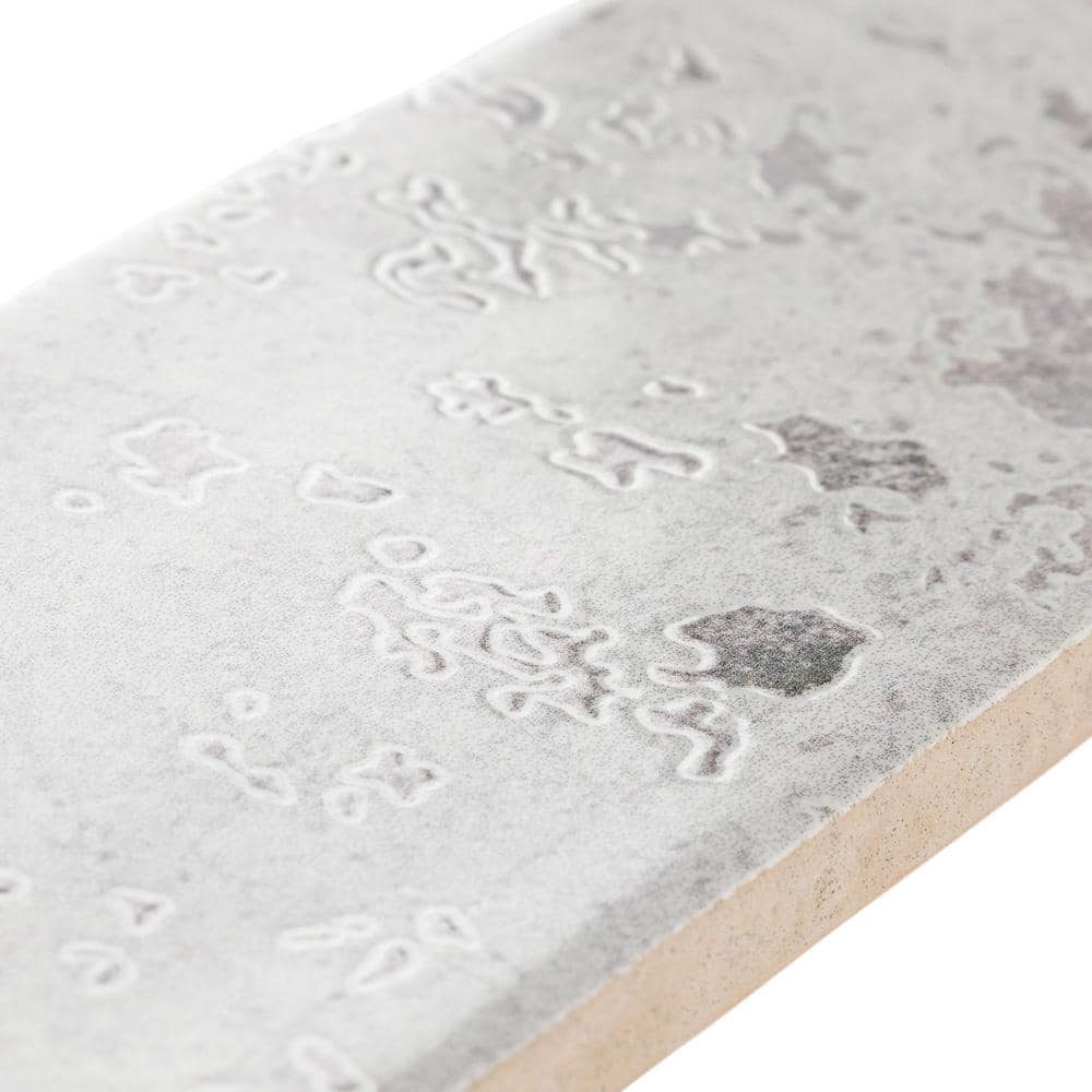 London White 3" x 12" Multi-Finish Ceramic Subway Wall Tile
