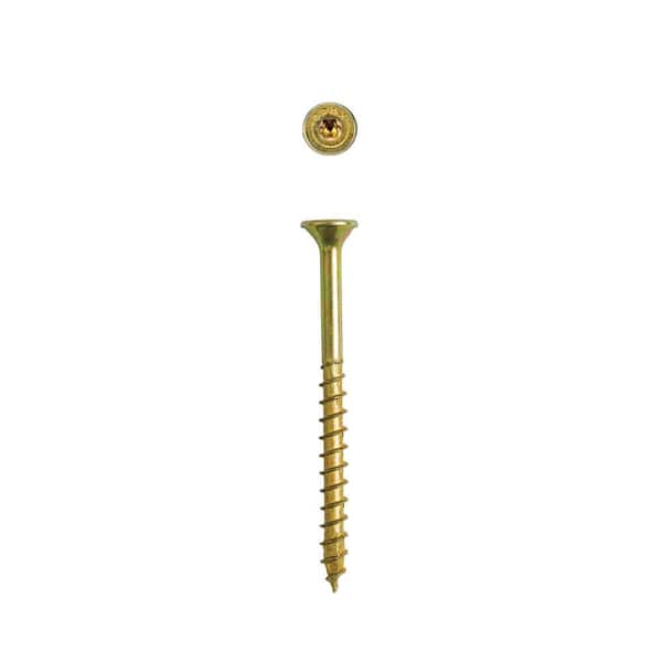 #10 x 2-1/2 in. Interior Flat Head Wood Screws Construction Framing Torx T-Star Plus (230 Each) 3 LB Bit Included