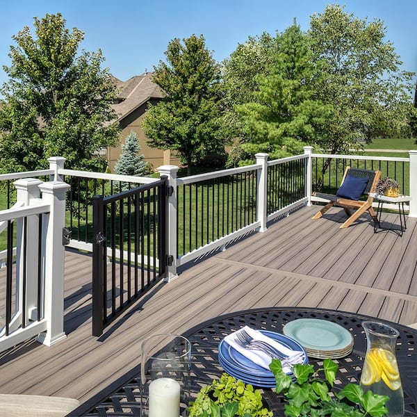 Trex - Enhance Naturals 1 in. x 6 in. x 12 ft. Rocky Harbor Grooved Edge Composite Deck Board