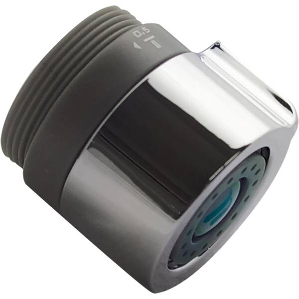 Niagara Conservation Trimax Dual Thread Adjustable Flow Rate Wide Stream Spray in Chrome