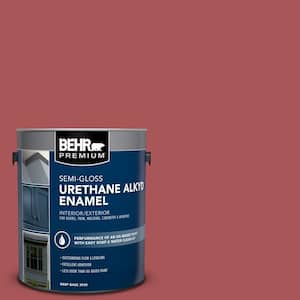 1 gal. #M150-6 Lingonberry Punch Urethane Alkyd Semi-Gloss Enamel Interior/Exterior Paint