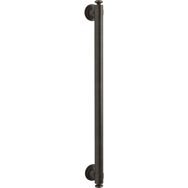 KOHLER Carmichael 24 in. Grab Bar in Oil-Rubbed Bronze