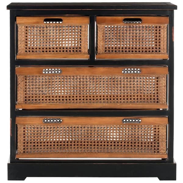 SAFAVIEH Jackson 5-Drawer Black Chest