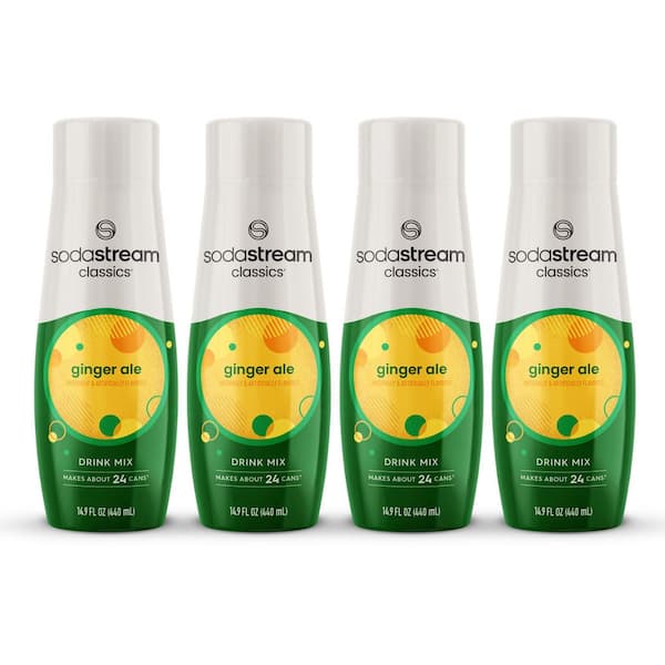 SodaStream 440 ml Ginger Ale Soda Mix (Case of 4)