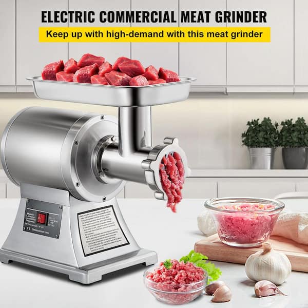 VEVOR 850 W Electric Meat Grinder 551 lb./Hour Meat Grinder Machine 1.16 HP  Sausage Kit with 2 Grinding Plates and Drawer RJDTMC850W1U8HCMYV1 - The  Home Depot