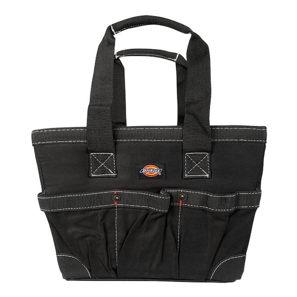 Dickies 12 in. Soft Sided Construction Work Bin Tool Tote in Black