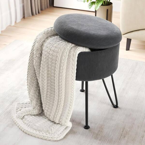 dark grey dressing table stool Marbury Slate Grey Painted Twin Pedestal Dressing Table Set with Stool