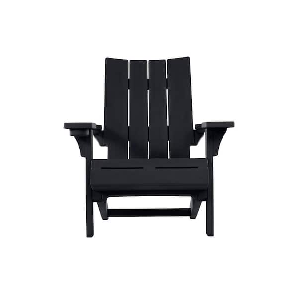 Keter Modern Graphite Plastic Resin Adirondack Chair 261529 - The