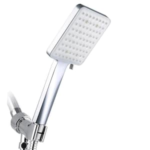6-Spray Patterns with 1.8 GPM 4 in. Wall Mount Handheld Shower Head in Chrome