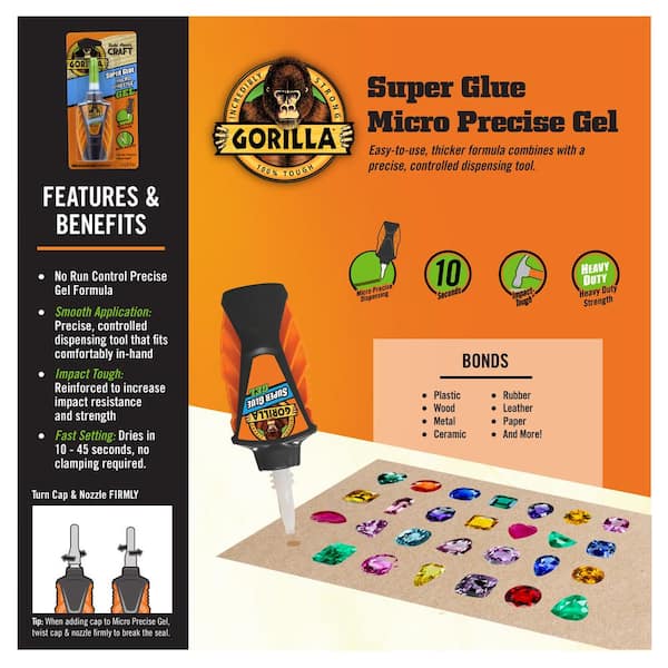Gorilla Glue Clear Micro Precise Glue - 5 G