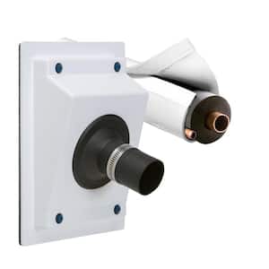 TGS White Titan Outlet with White 6 ft. E-Flex Guard for 1/2 in. Insulation with 5/8 in., 3/4 in., 7/8 in. Tubing