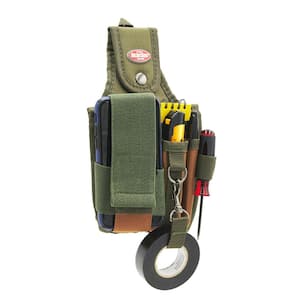 5-Pocket 6 in. Rear Guard Tool Pouch with Flap Fit Holster Tool Pouch