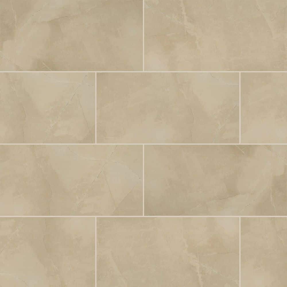 Madison Galaxia 4 in. x 4 in. x 0.37 in. Matte Porcelain Marble Look Floor and Wall Tile Sample price history on PriceWatchPro