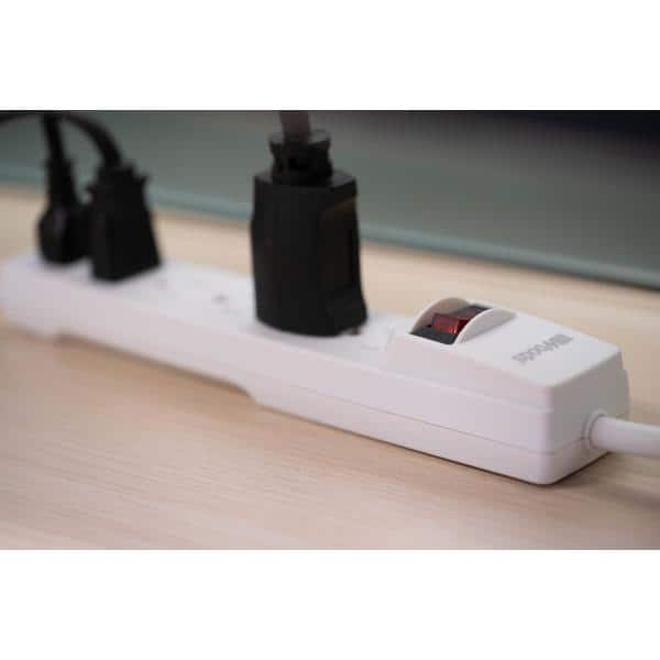 Woods 6 ft. 6-Outlet Power Strip with Overload Protection Woods 6 ft. 6-Outlet Power Strip with Overload Protection