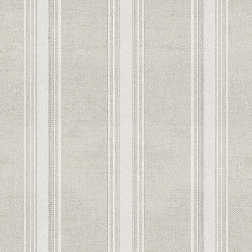 Spring Blossom Collection Striped Fabric Effect Beige Matte Finish Non-past